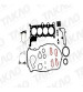 Junta completa  JCRH15A Honda New Civic 1.5 16V Turbo